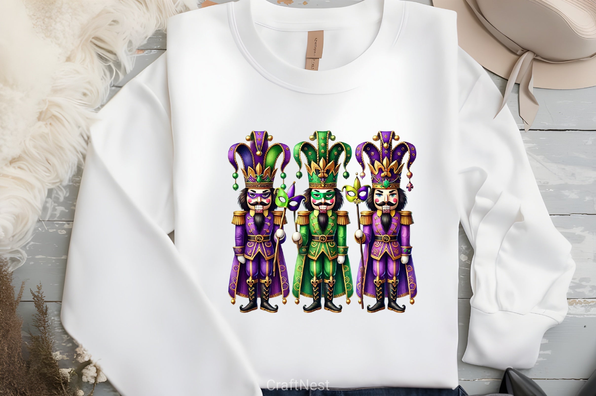 Nutcracker Mardi Gras Clipart Bundle 2 - CraftNest - Digital Crafting and Art