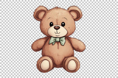Teddy Bear Clipart Bundle 3 - CraftNest - Digital Crafting and Art