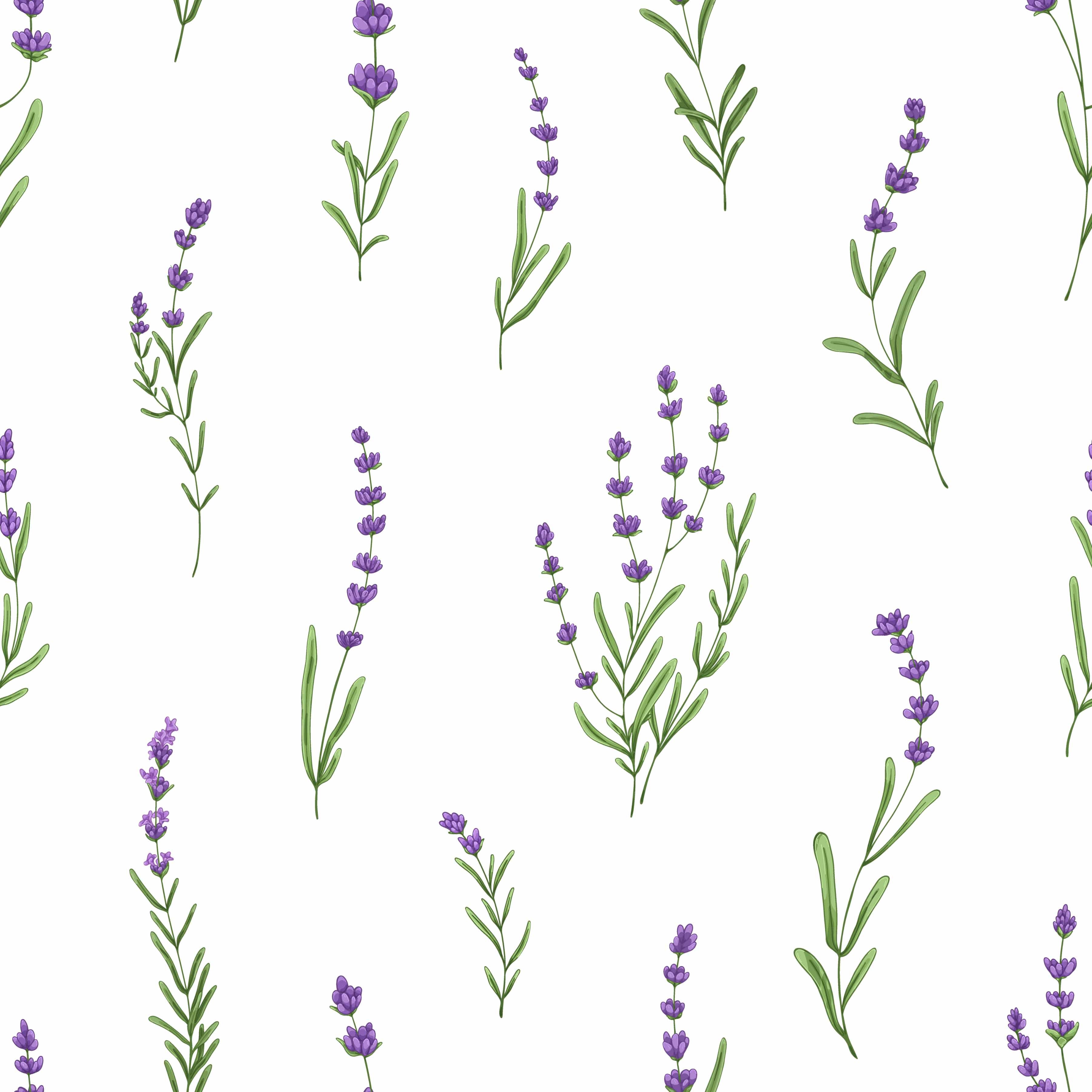 Lavender Seamless Digital Paper - CraftNest - Digital Crafting and Art