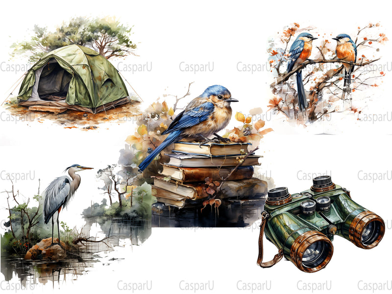 Bird Watching Clipart - CraftNest