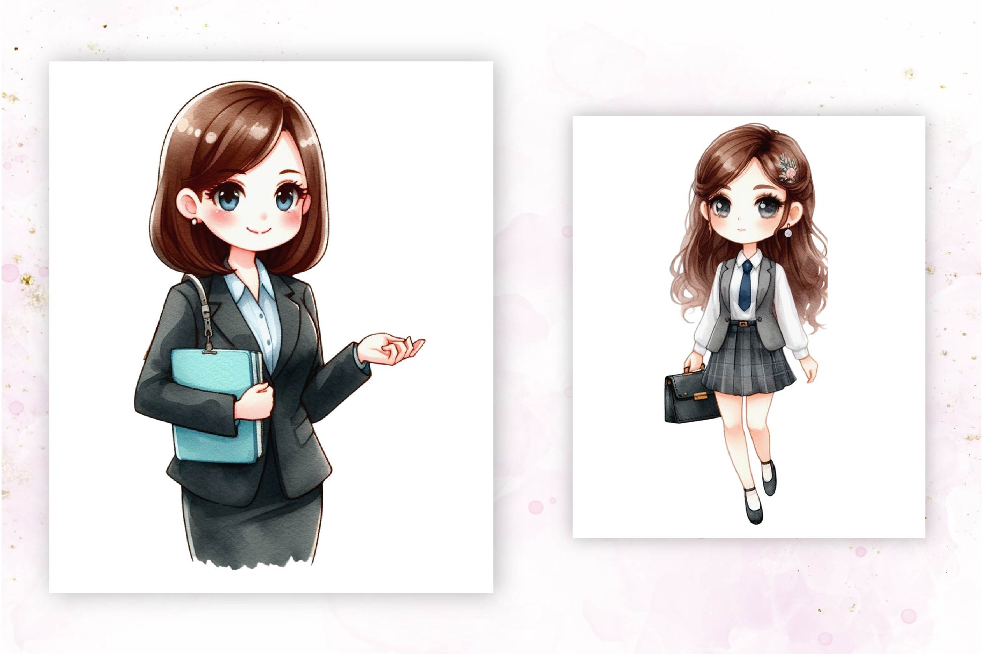 Office Lady Clipart Bundle - CraftNest - Digital Crafting and Art