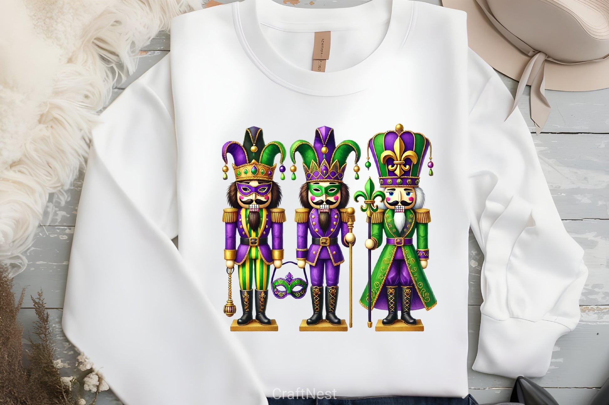 Nutcracker Mardi Gras Clipart Bundle - CraftNest - Digital Crafting and Art