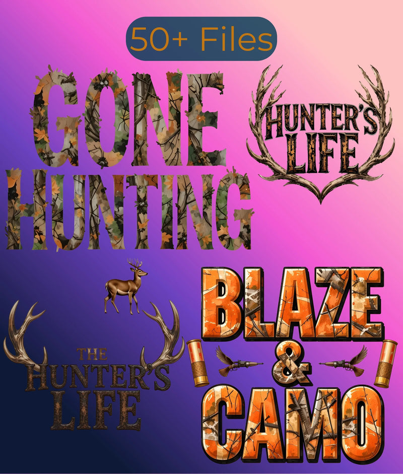 Hunting Season Clipart Bundle - CraftNest - Digital Crafting and Art