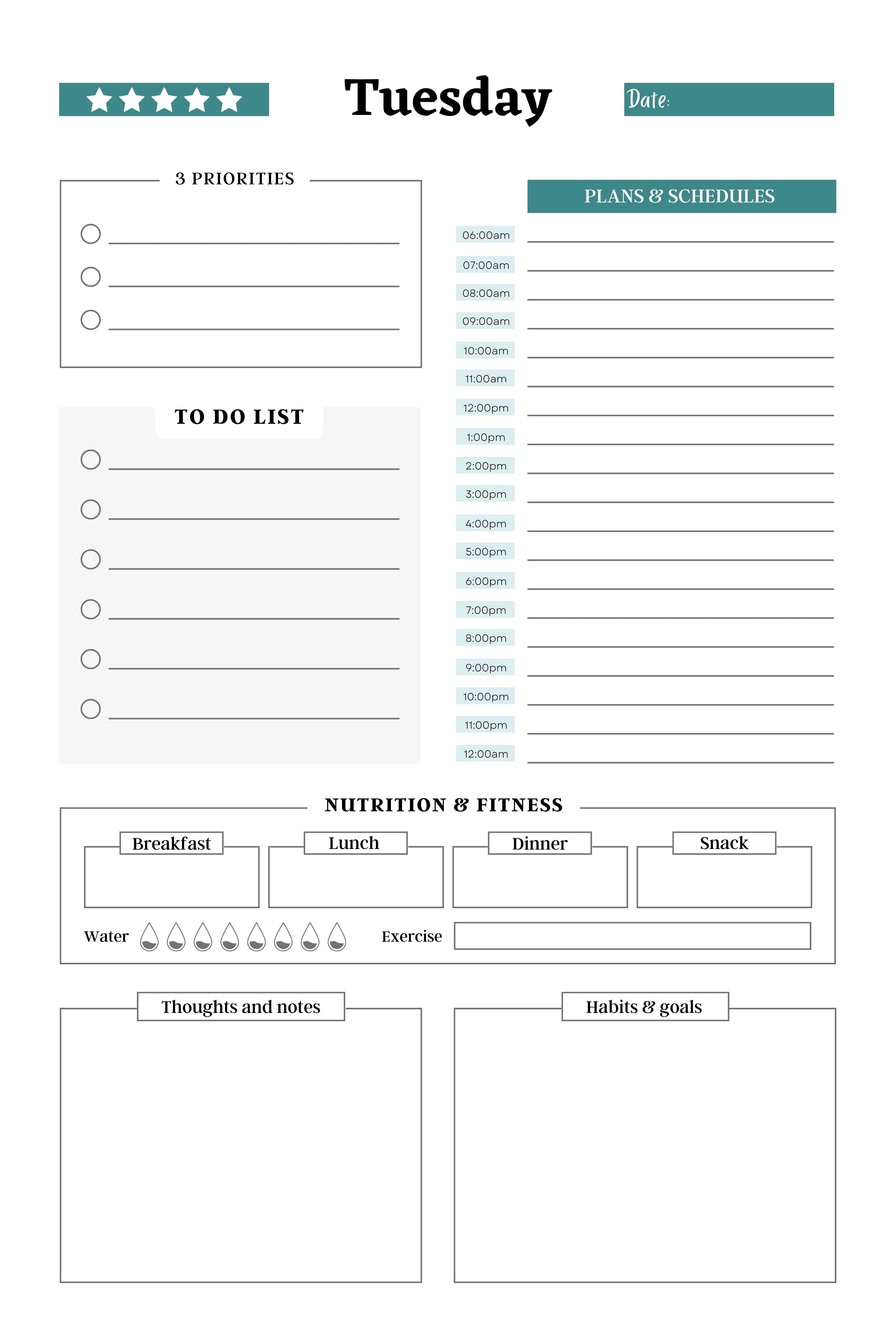 Daily Planner KDP Planner