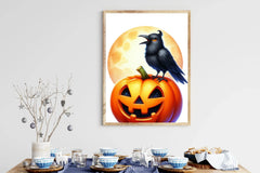 Cute Ravens Halloween Clipart Bundle - CraftNest - Digital Crafting and Art