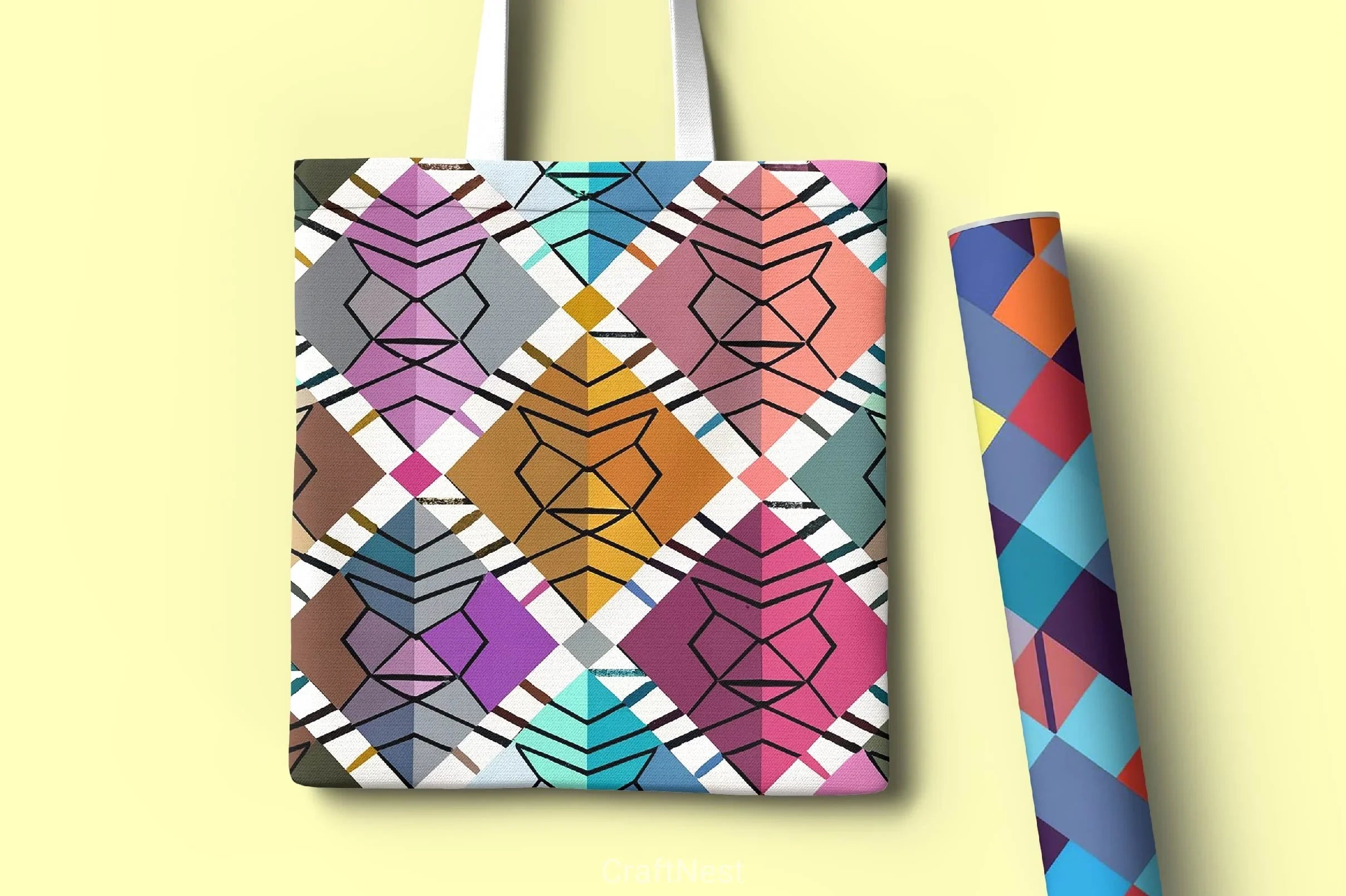 Diamond Seamless Digital Pattern - CraftNest - Digital Crafting and Art