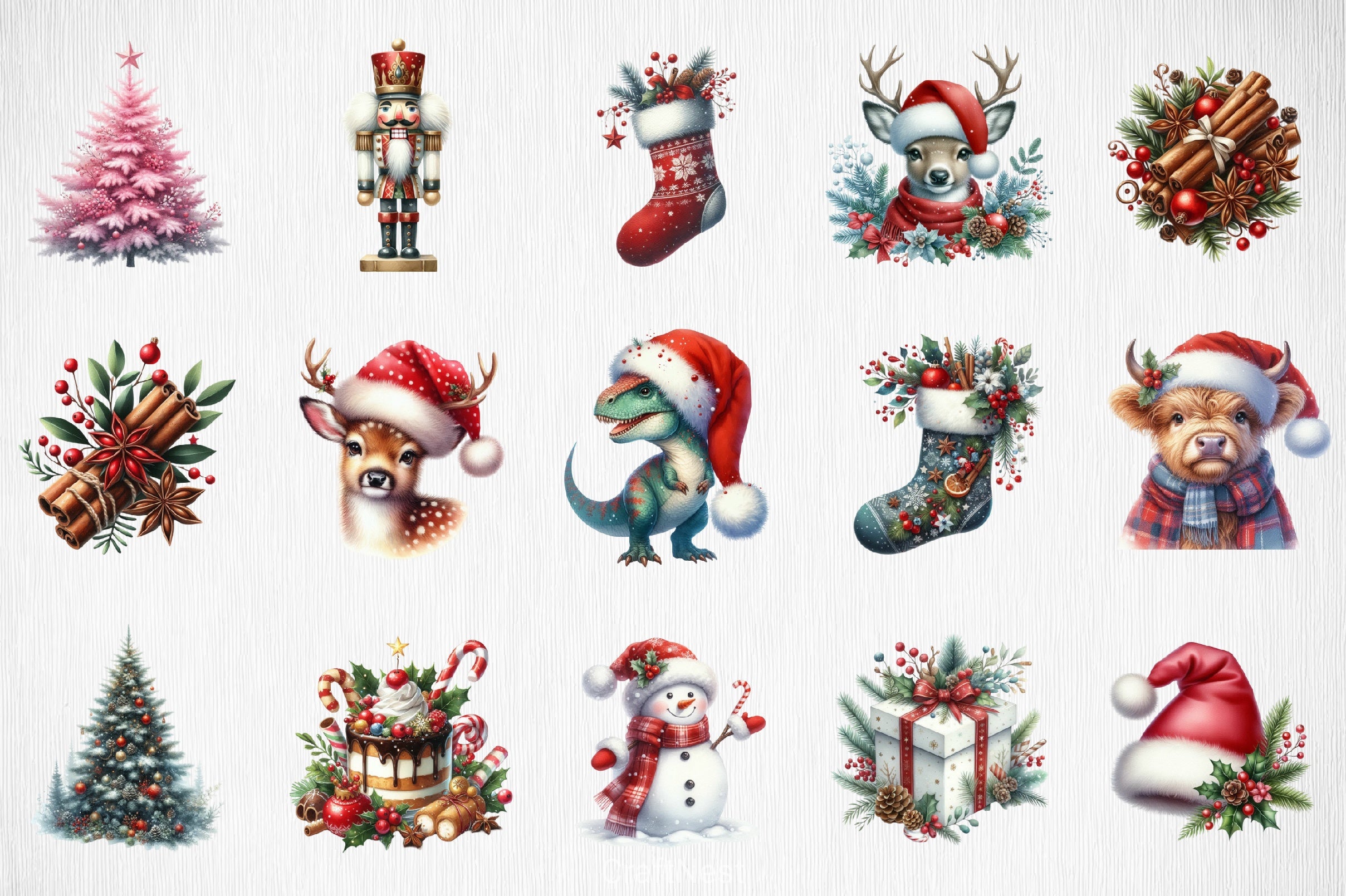 Christmas Clipart Bundle 13 - CraftNest - Digital Crafting and Art