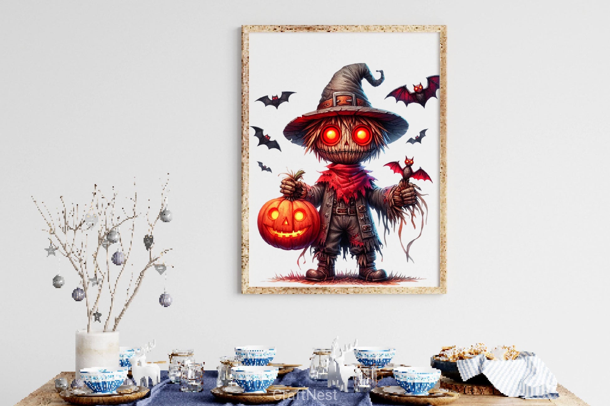 Halloween Scarecrow Clipart Bundle 2 - CraftNest - Digital Crafting and Art