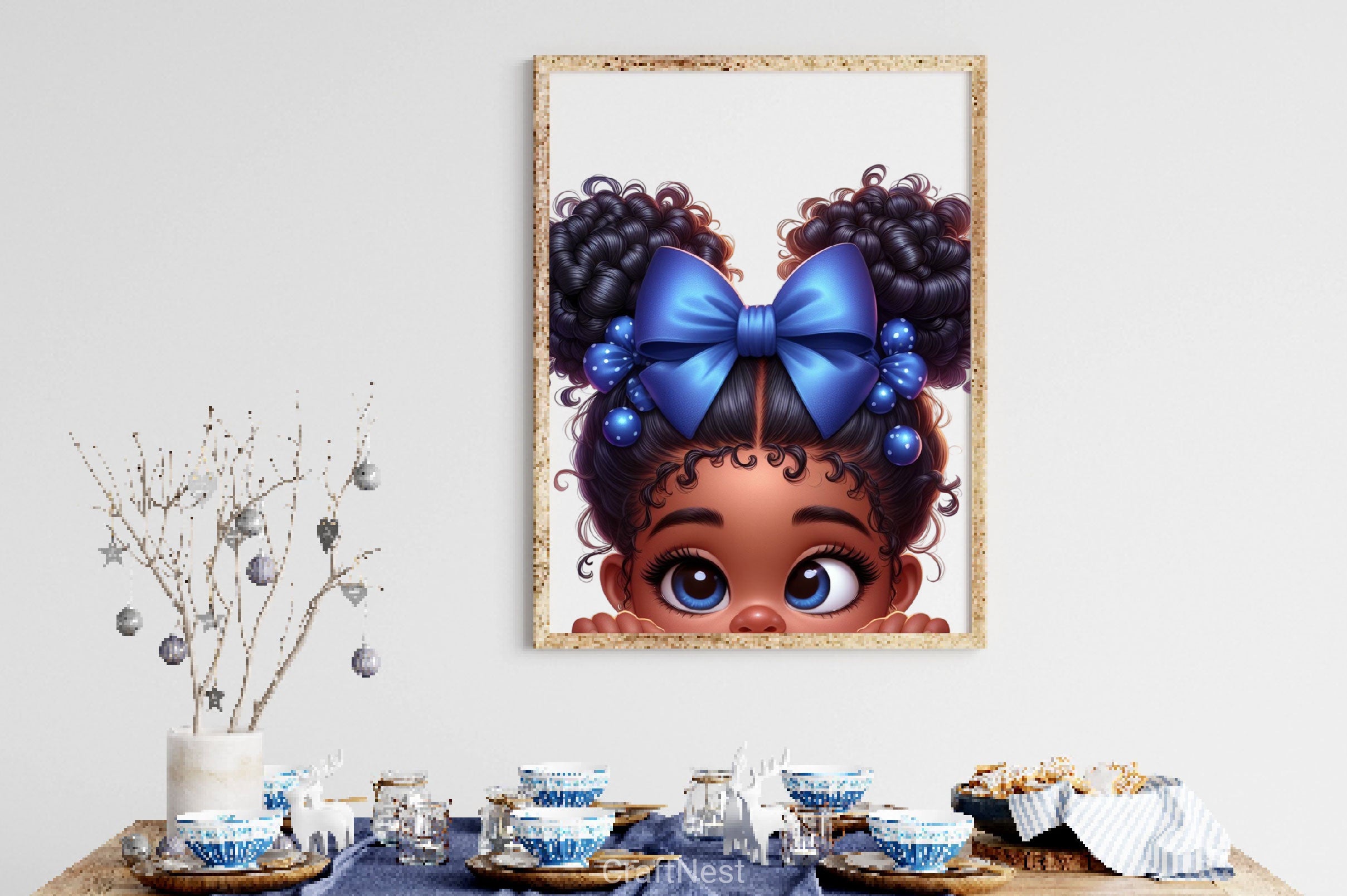 Peek A Boo Girl Clipart Bundle 2 - CraftNest - Digital Crafting and Art