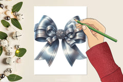 Bow & Silver Clipart Bundle - CraftNest - Digital Crafting and Art
