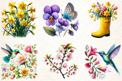Spring Clipart Bundle 7 - CraftNest - Digital Crafting and Art