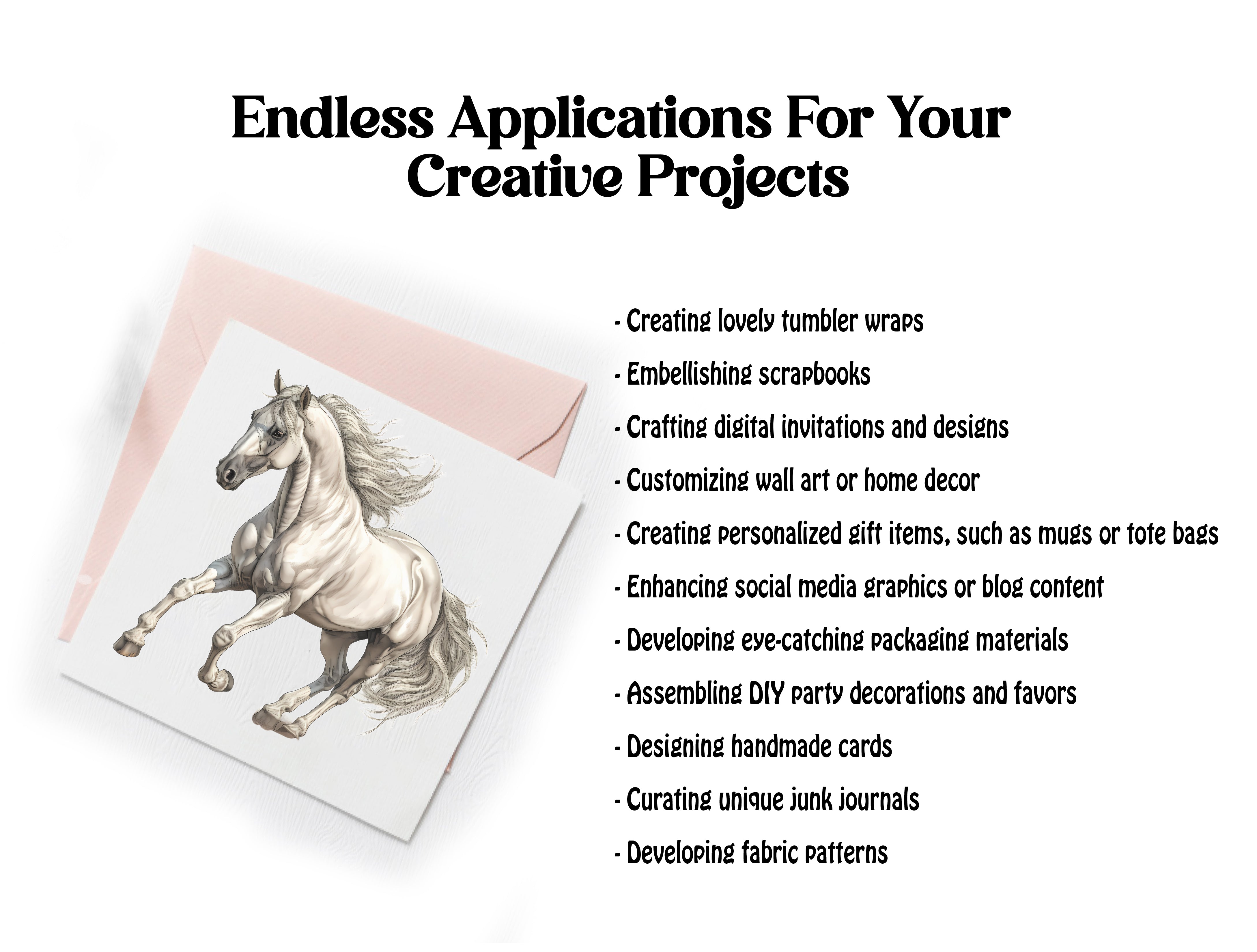 Horses Clipart - CraftNest