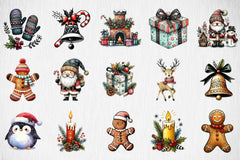 Winter Christmas Clipart Bundle - CraftNest - Digital Crafting and Art