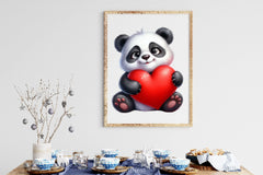 Adorable Animals Hug Hearts Clipart Bundle - CraftNest - Digital Crafting and Art