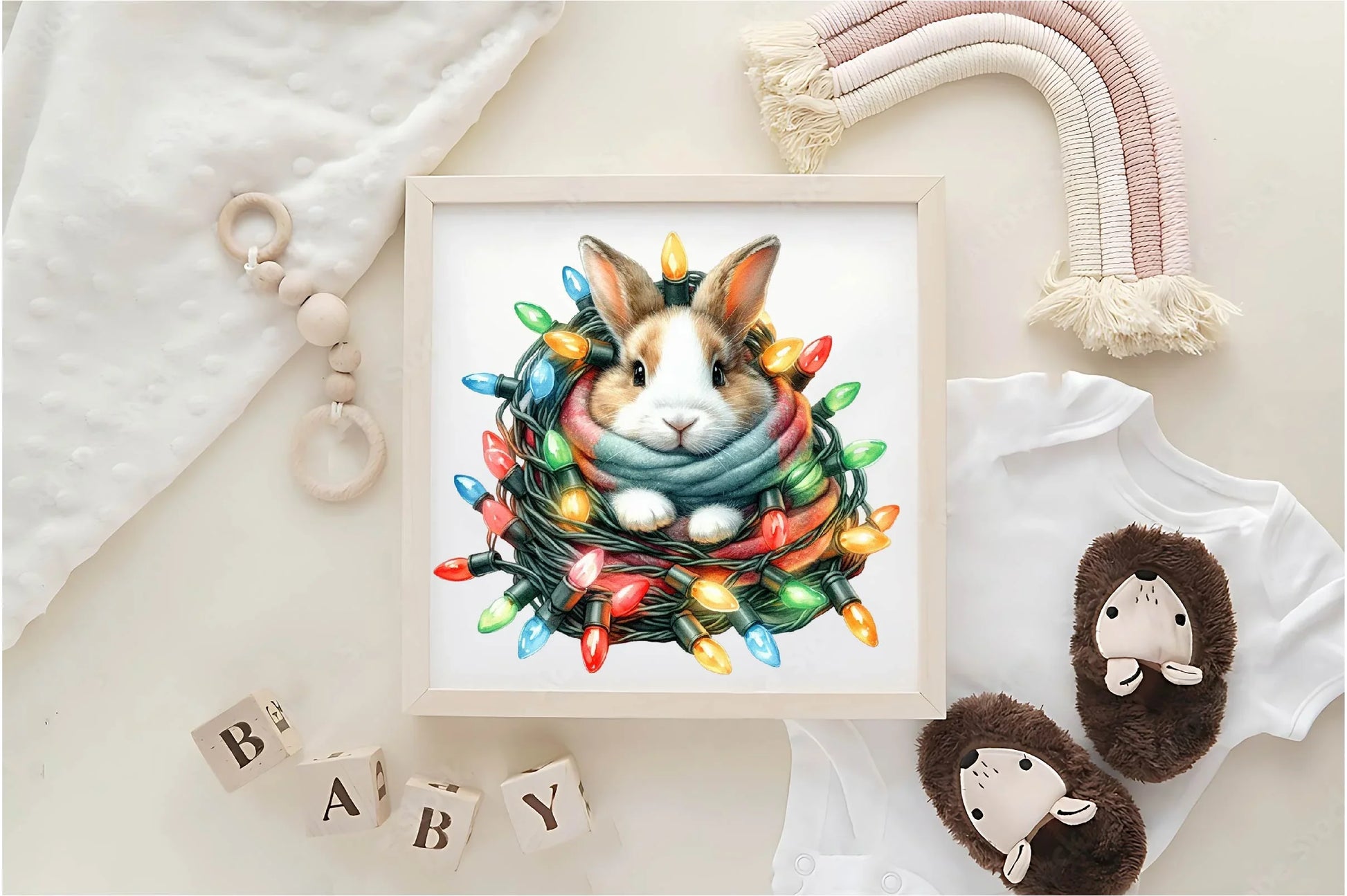 Christmas Rabbit Clipart Bundle - CraftNest - Digital Crafting and Art
