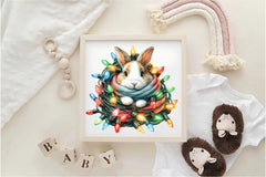 Christmas Rabbit Clipart Bundle - CraftNest - Digital Crafting and Art