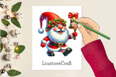 Christmas Funny Gnome Clipart Bundle 2 - CraftNest - Digital Crafting and Art