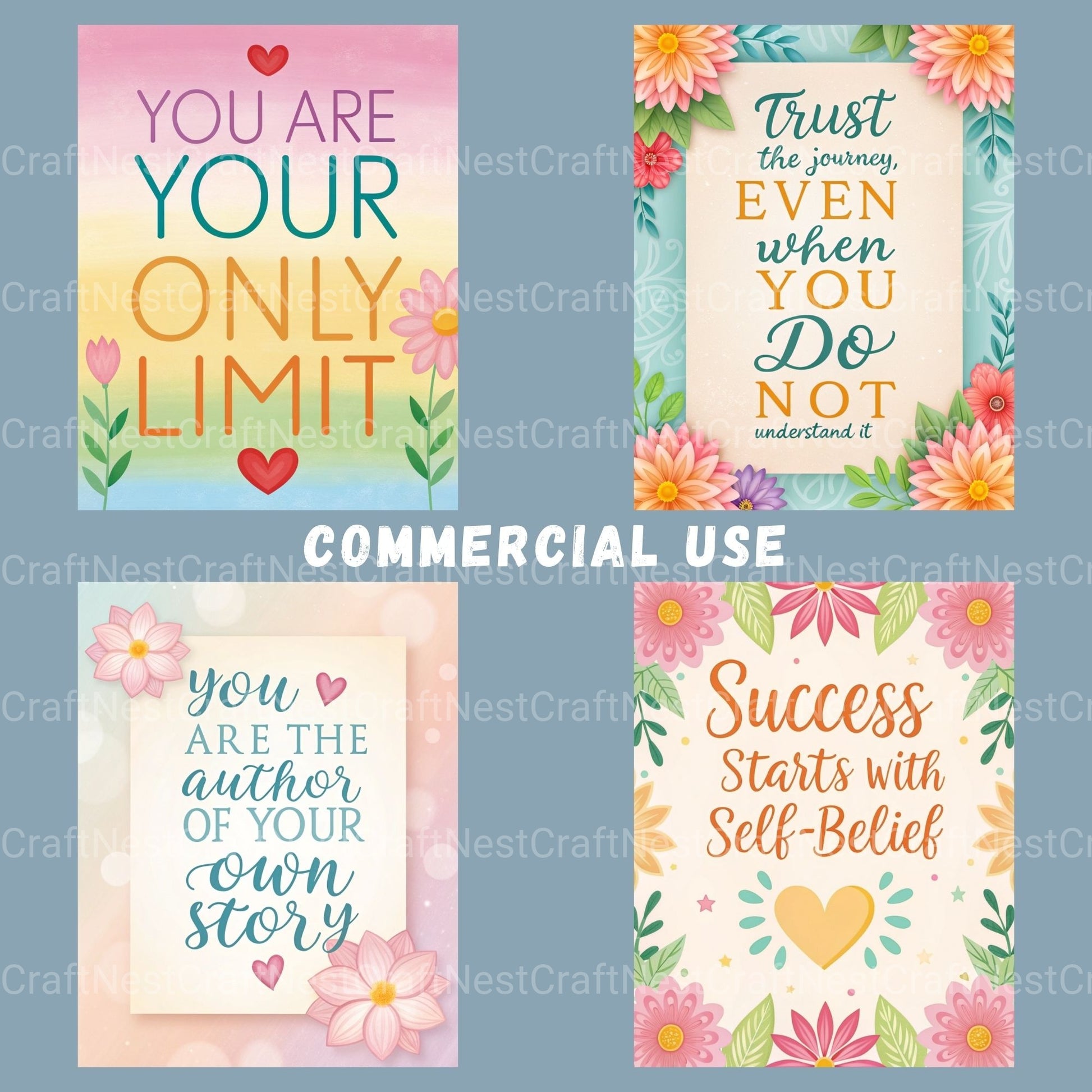 Girl Quotes Pastel Clipart Bundle - CraftNest - Digital Crafting and Art