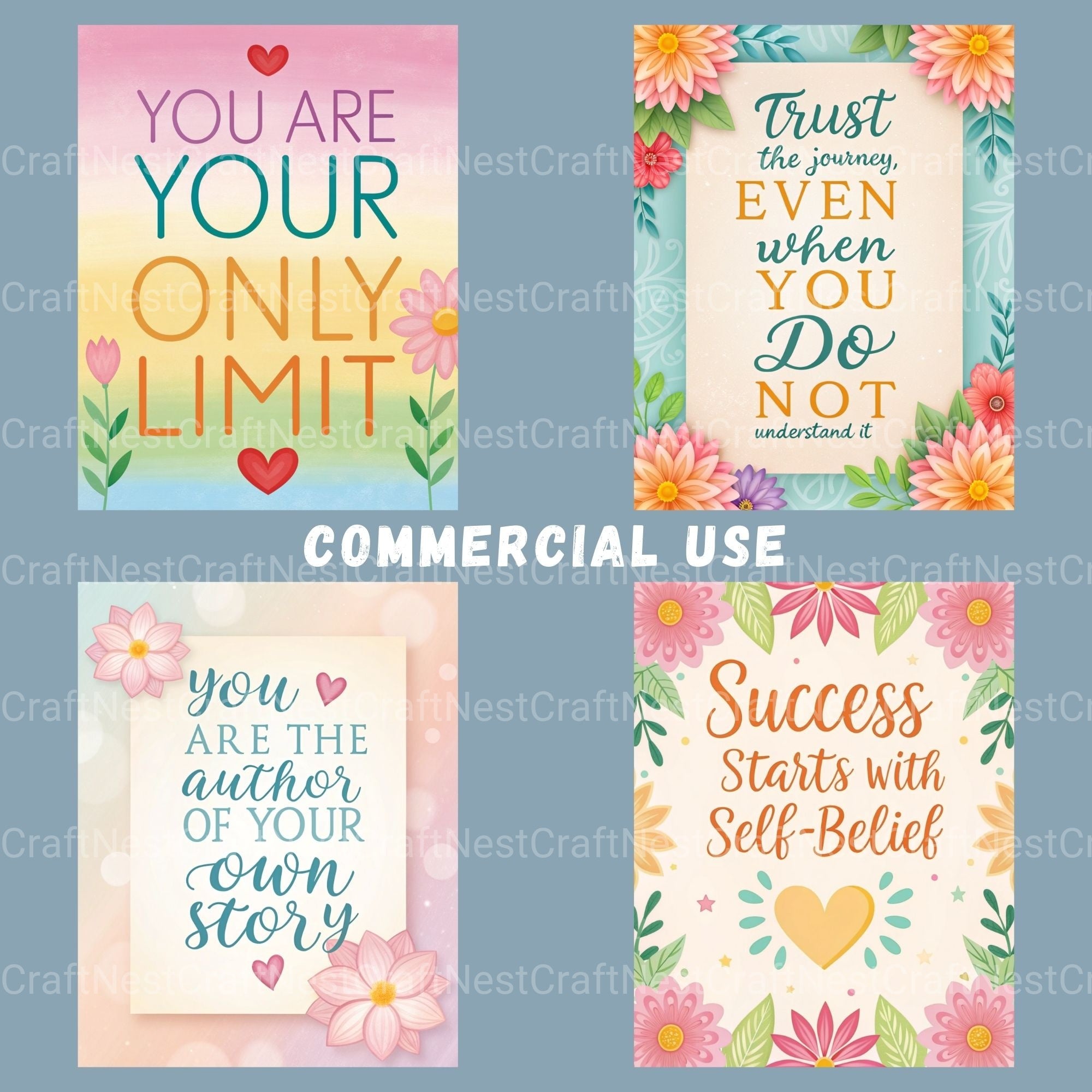 Girl Quotes Pastel Clipart Bundle - CraftNest - Digital Crafting and Art