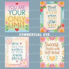 Girl Quotes Pastel Clipart Bundle - CraftNest - Digital Crafting and Art