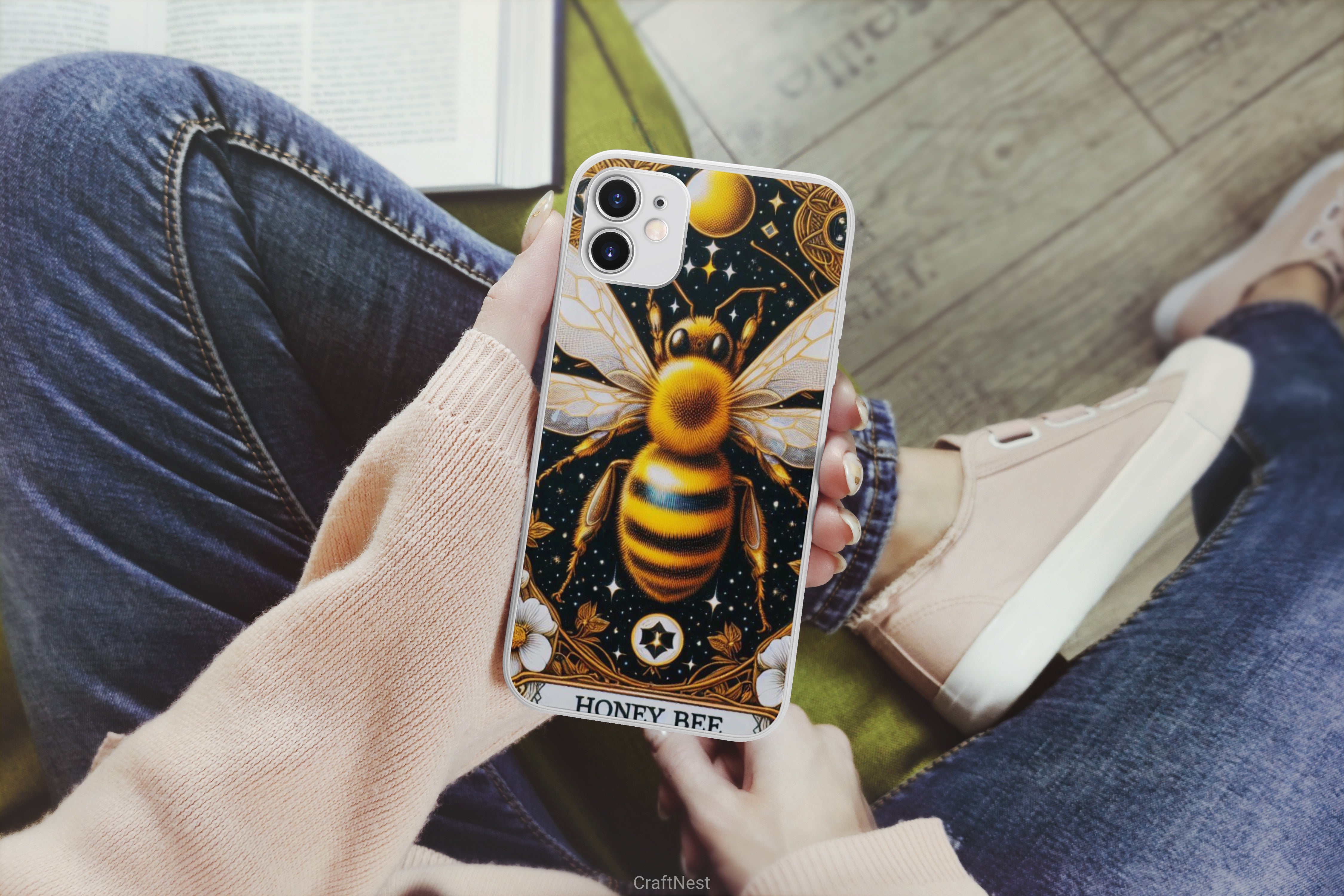 Honey Bee Tarot Card Clipart Bundle 8 - CraftNest - Digital Crafting and Art