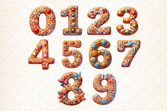 Christmas Gingerbread Cookie Alphabet Clipart Bundle - CraftNest - Digital Crafting and Art