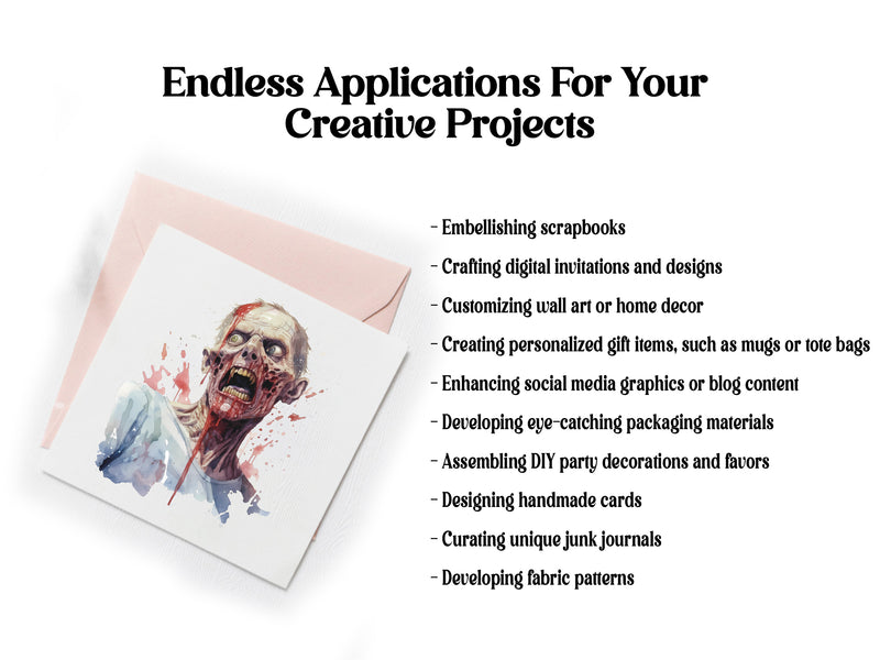 Zombie Clipart - CraftNest