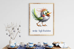 Crazy Funny Birds Clipart Bundle - CraftNest - Digital Crafting and Art