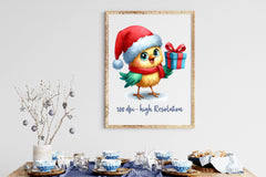 Christmas Birds Funny Birds Clipart Bundle - CraftNest - Digital Crafting and Art
