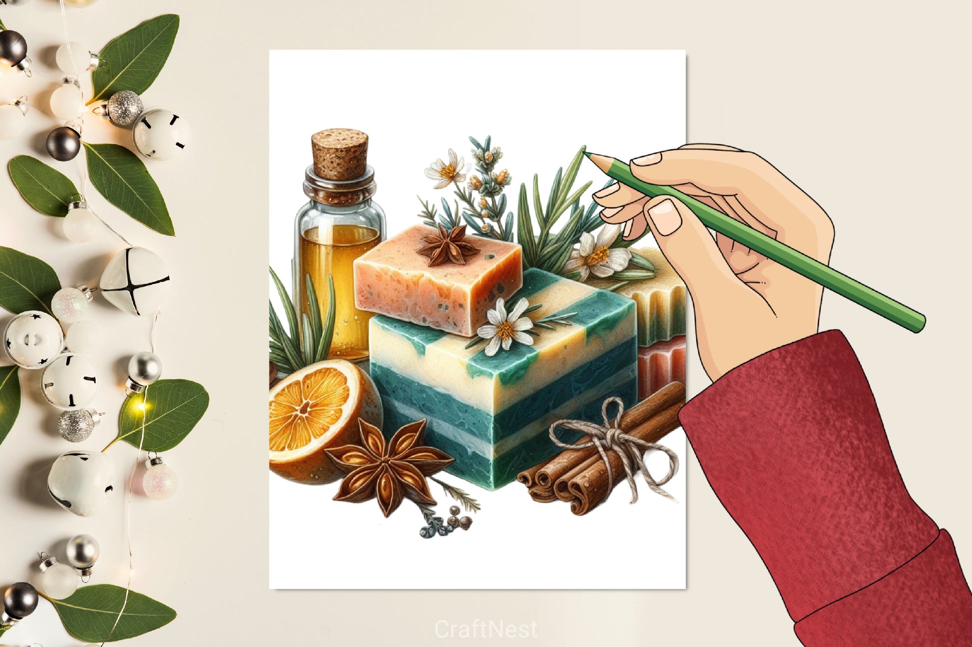 Organic Soap Clipart Bundle - CraftNest - Digital Crafting and Art