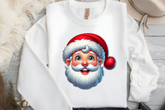 Christmas Santa Clipart Bundle 6 - CraftNest - Digital Crafting and Art