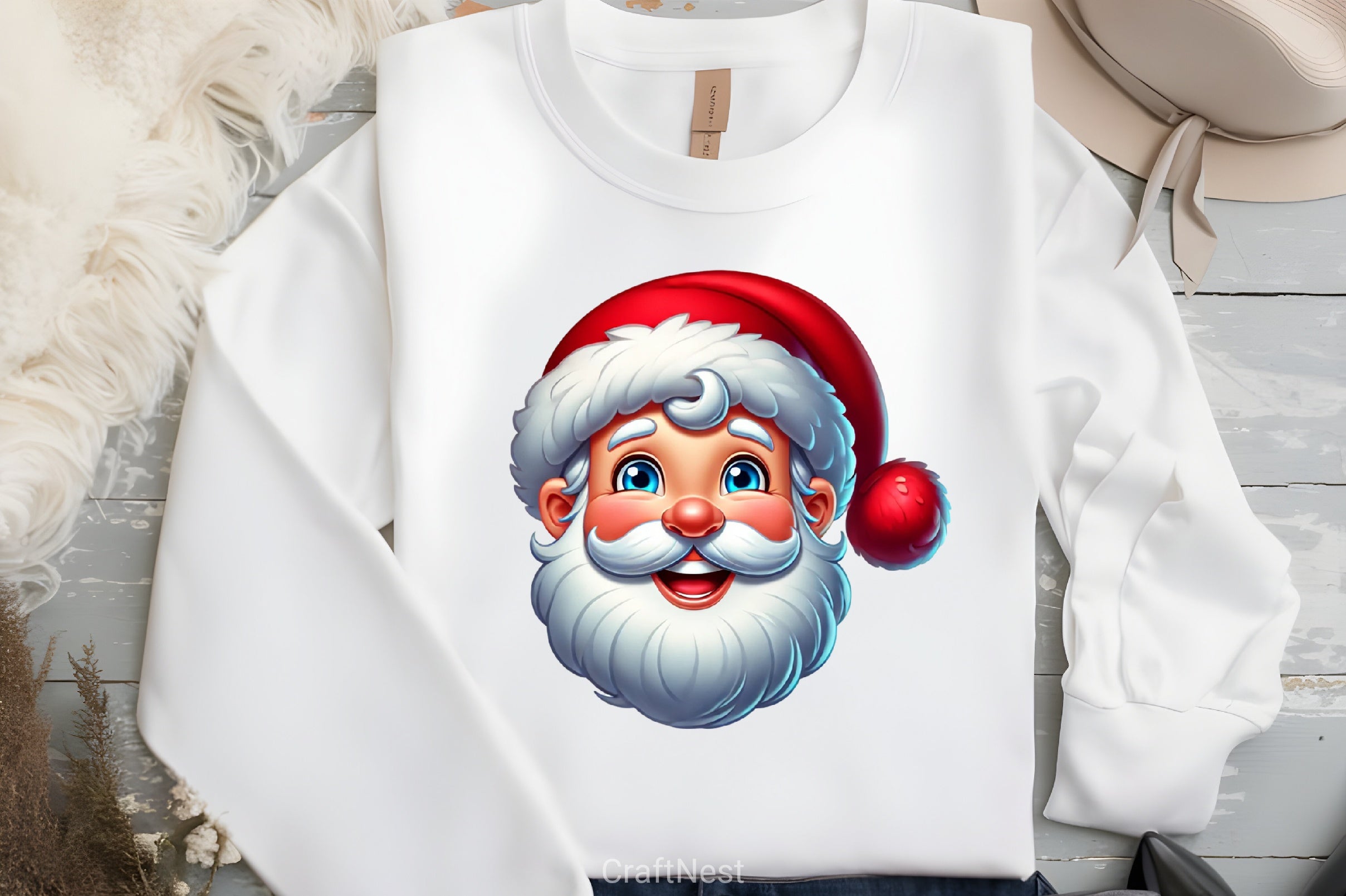 Christmas Santa Clipart Bundle 6 - CraftNest - Digital Crafting and Art