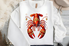 Lobster Mardi Gras Clipart Bundle 1 - CraftNest - Digital Crafting and Art