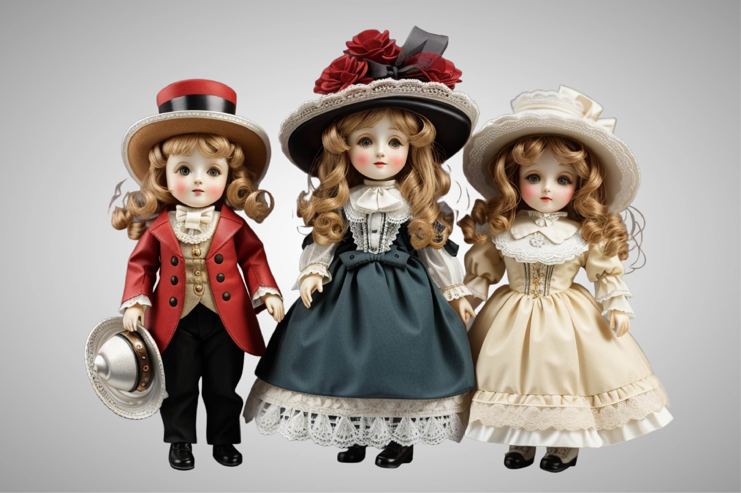 Victorian Doll Clipart Bundle - CraftNest - Digital Crafting and Art