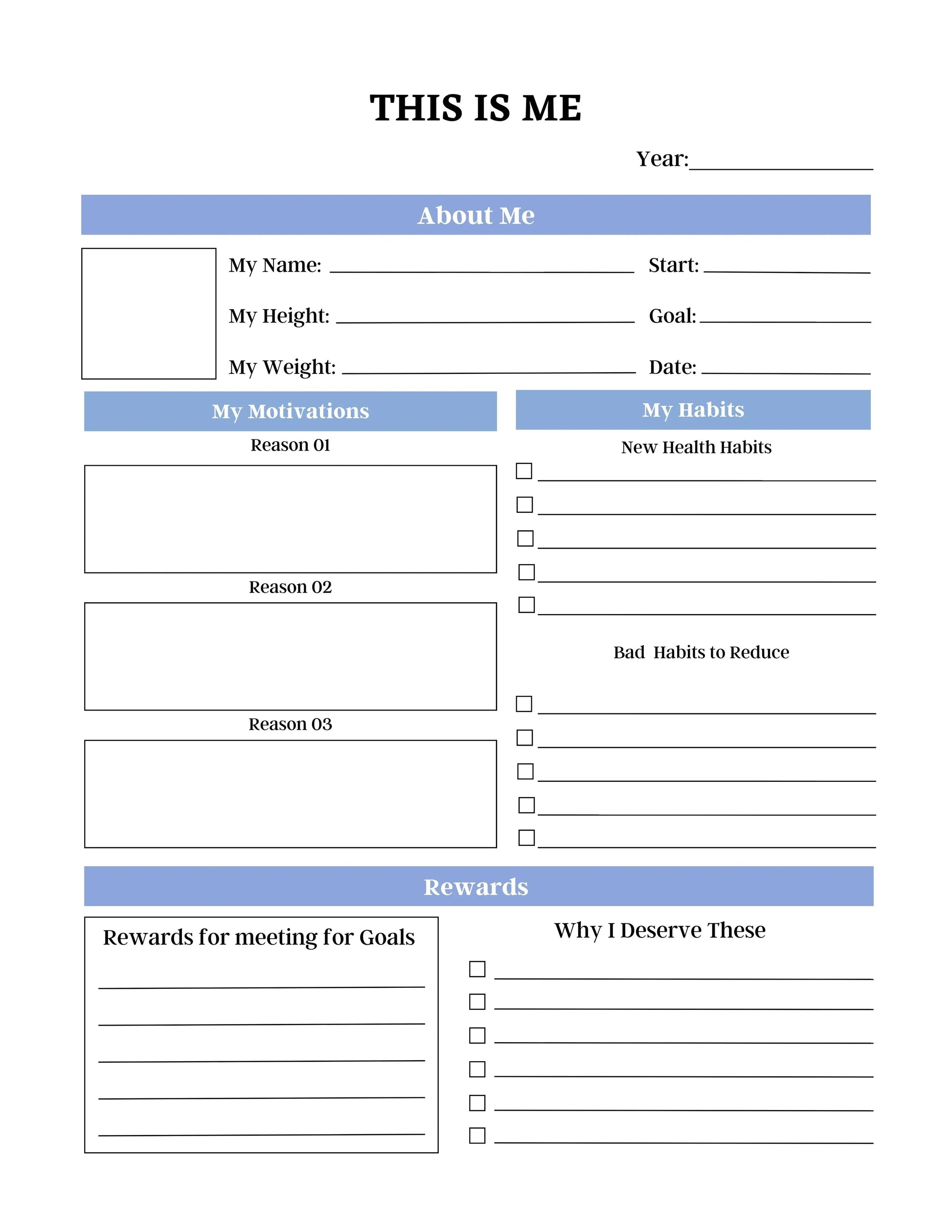 Fitness Planner KDP Planner - CraftNest - Digital Crafting and Art