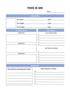 Fitness Planner KDP Planner - CraftNest - Digital Crafting and Art