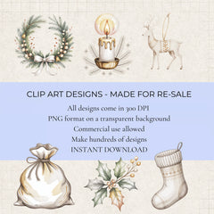 Christmas Nordic Clipart - CraftNest - Digital Crafting and Art
