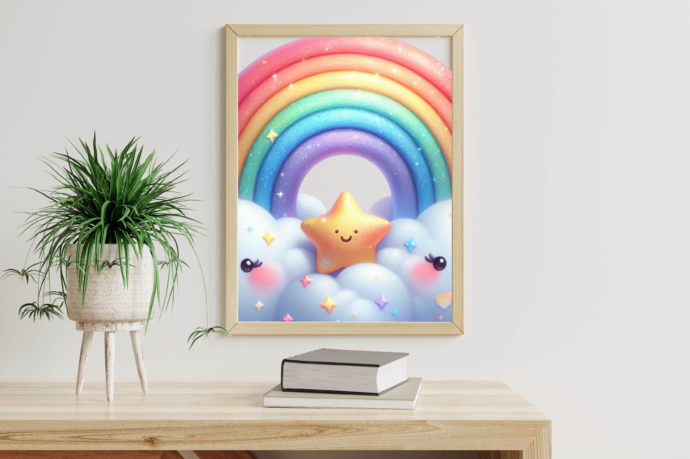 Cute Rainbow Clipart Bundle - CraftNest - Digital Crafting and Art