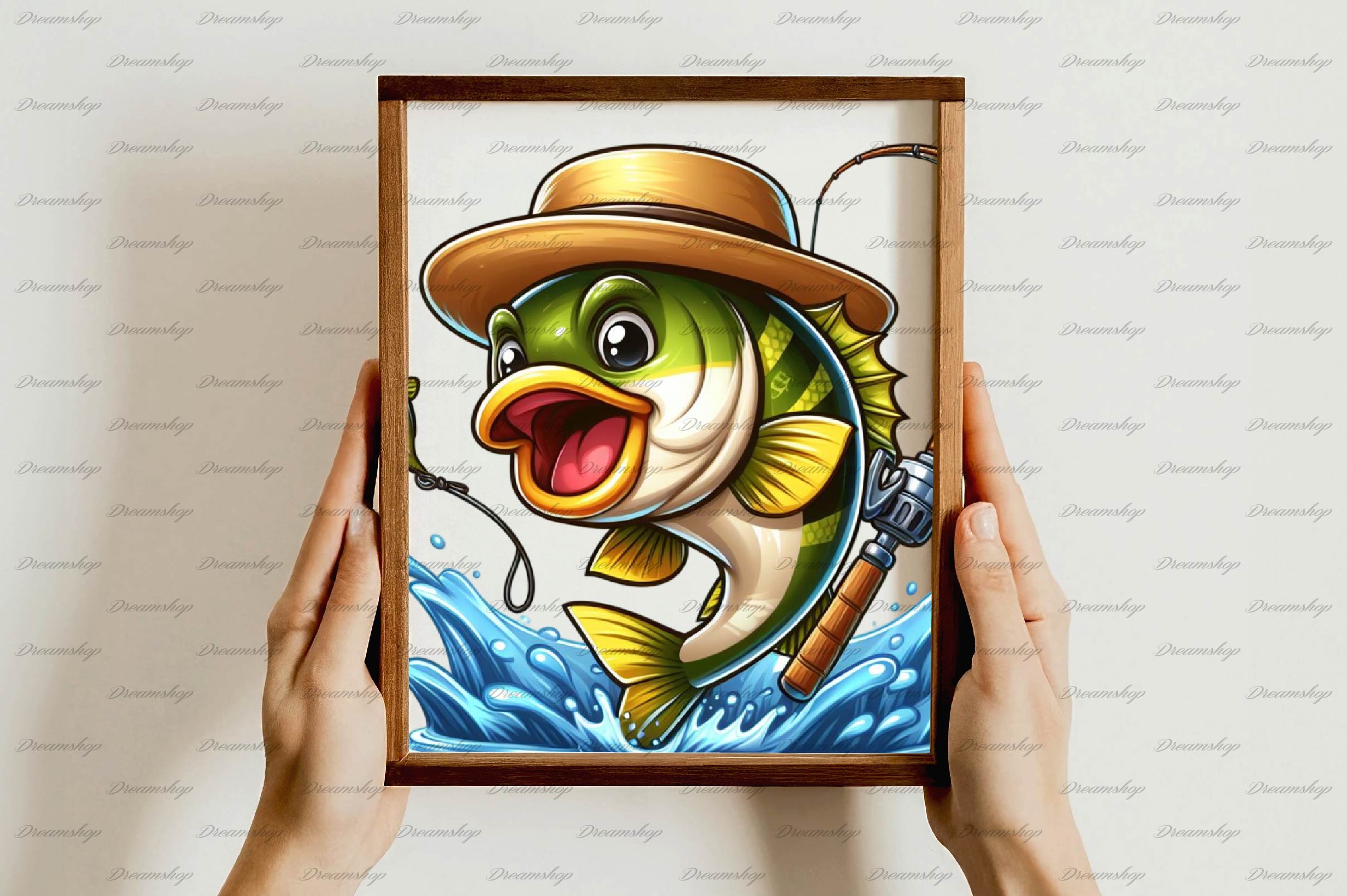 Bass Funny Fishing Clipart Bundle - CraftNest - Digital Crafting and Art