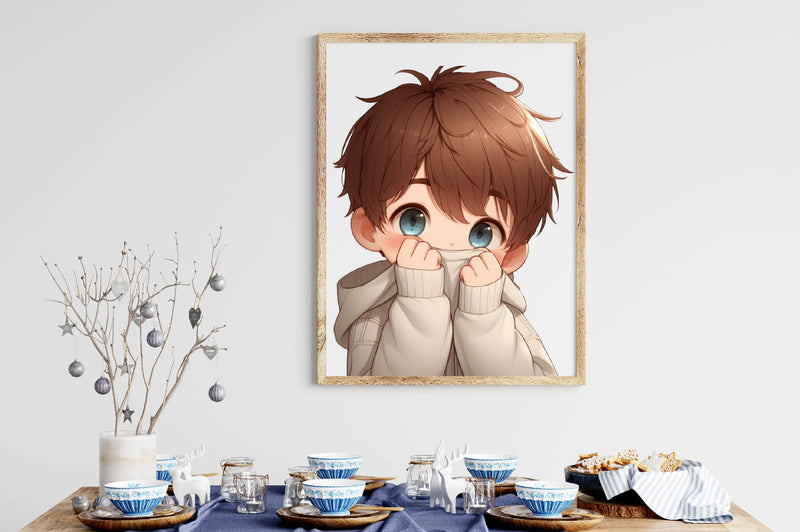 Little Cute Boy Clipart Bundle - CraftNest - Digital Crafting and Art