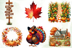 Autumn Clipart Bundle 1 - CraftNest - Digital Crafting and Art
