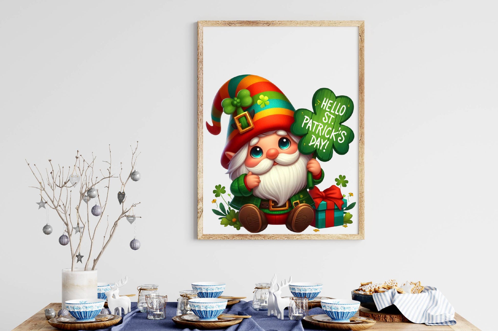 Hello St Patrick's Day Gnomes Clipart Bundle - CraftNest - Digital Crafting and Art