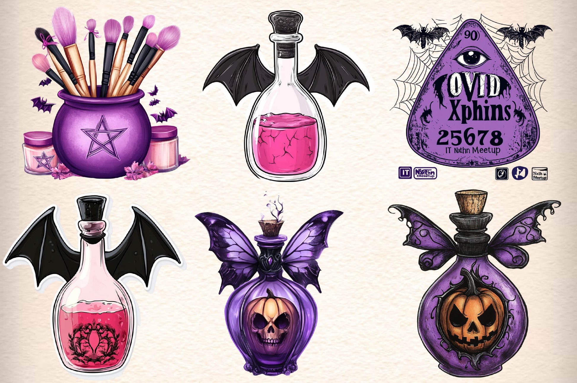 Goth Cosmetics Clipart Bundle - CraftNest - Digital Crafting and Art