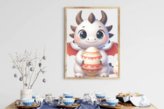 Cute Dragon Easter Day Clipart Bundle - CraftNest - Digital Crafting and Art