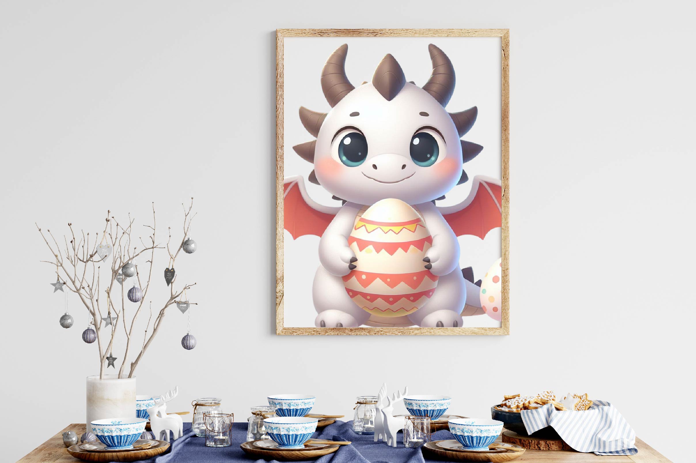 Cute Dragon Easter Day Clipart Bundle - CraftNest - Digital Crafting and Art