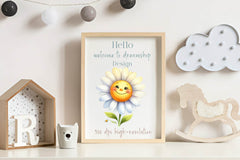 Cute Daisy Flower Clipart Bundle - CraftNest - Digital Crafting and Art