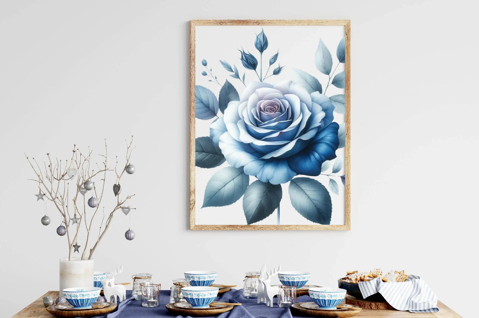 Blue Roses Clipart Bundle - CraftNest - Digital Crafting and Art