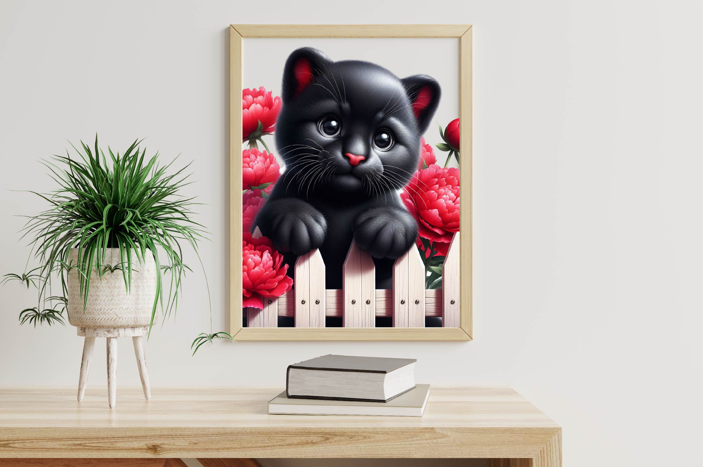 Panther Cute Black Cat Clipart Bundle - CraftNest - Digital Crafting and Art