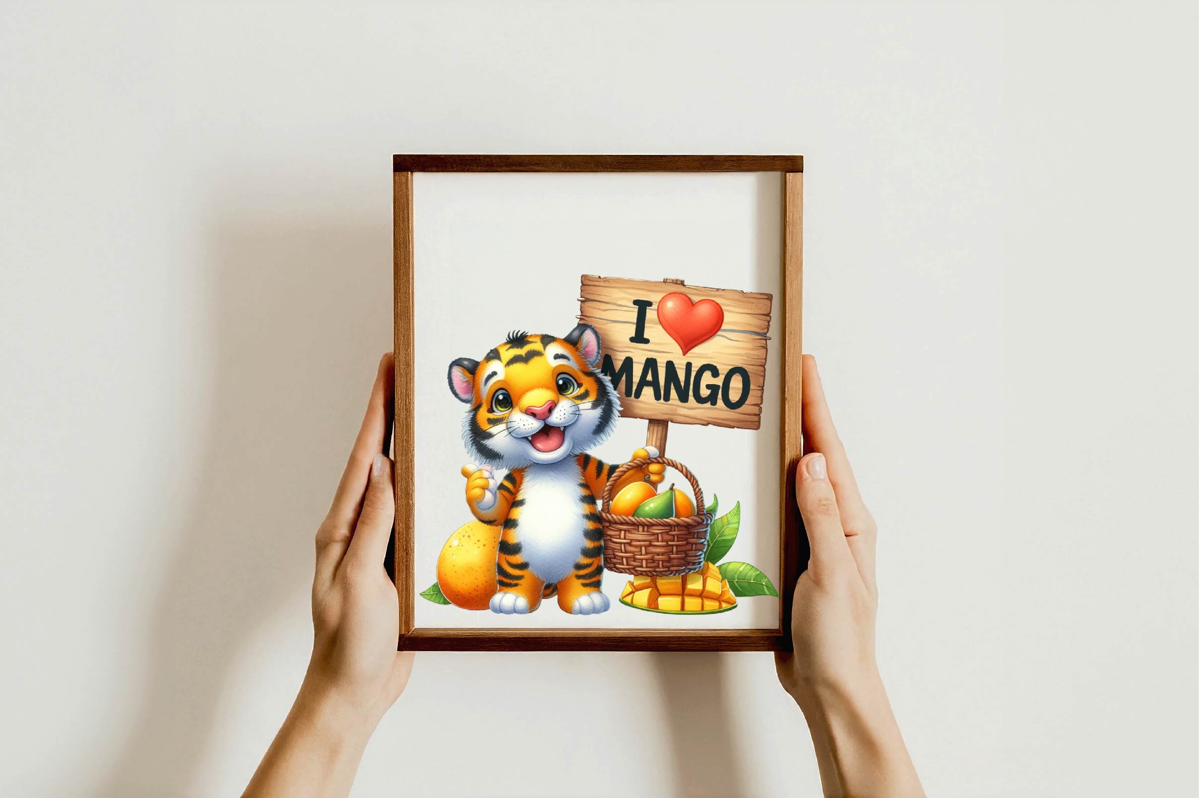 I Love Mango Animals Crochet 'S Clipart Bundle - CraftNest - Digital Crafting and Art