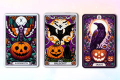 Halloween Animals Tarot Card Clipart Bundle - CraftNest - Digital Crafting and Art